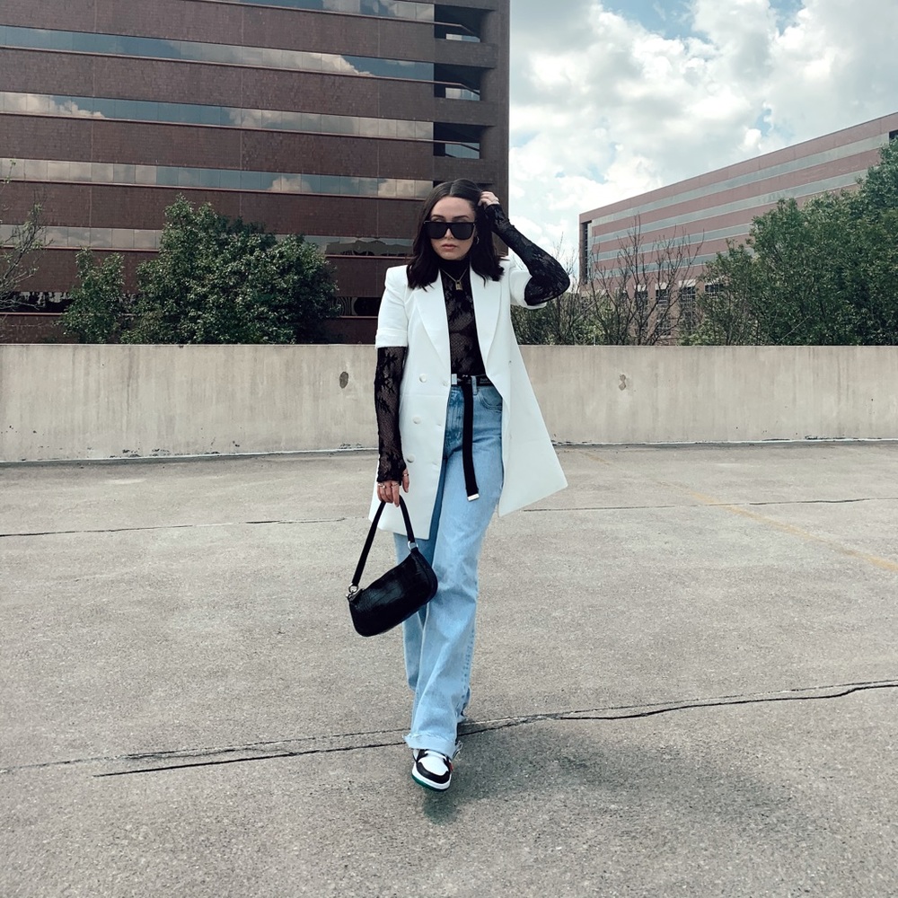 Short Sleeve Blazer Dress